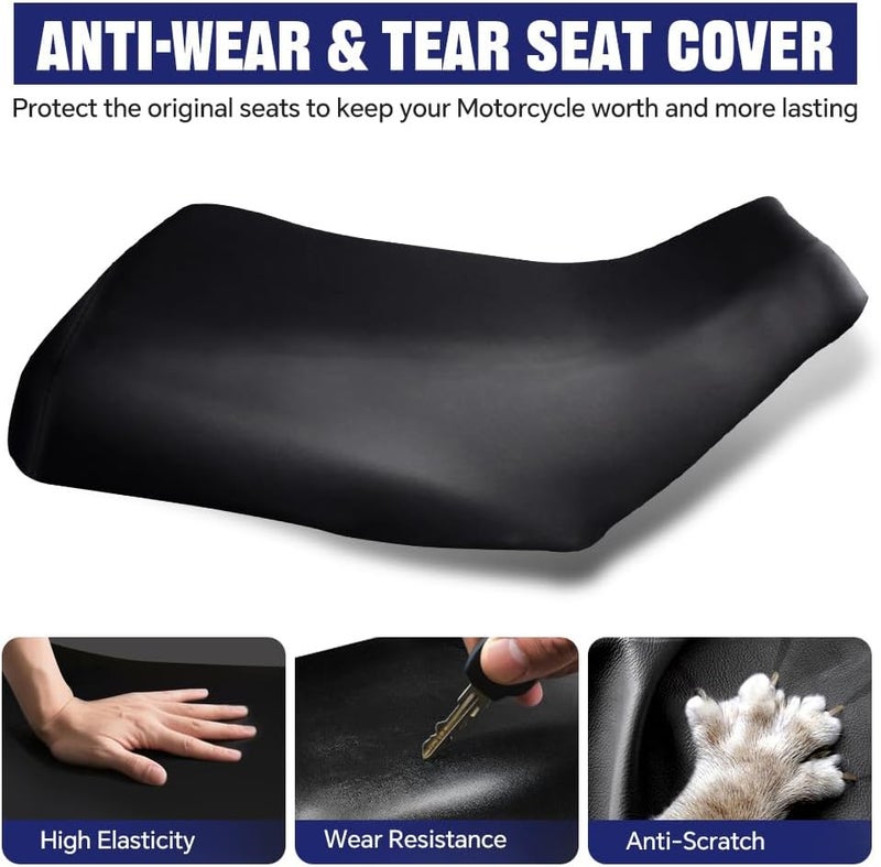 PIT66 Seat Cover, Compatible with 1997-2004 Honda Foreman 400-450 Black - Image 5